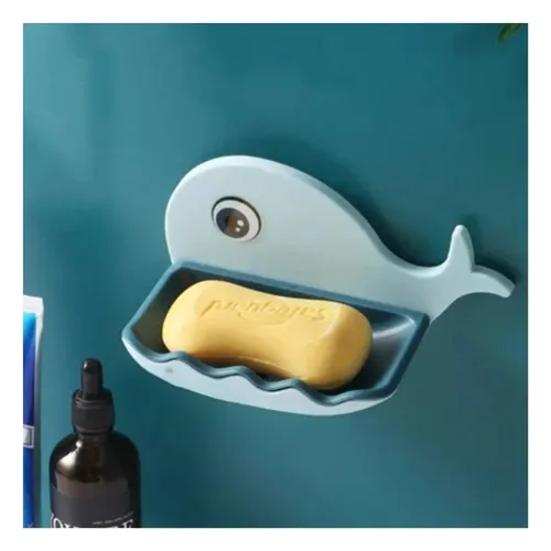 GENERICO Jabonera Moderna Con Diseno De Ballena Celeste