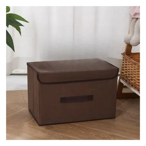 GENERICO Caja Organizadora De Tela Negro 25x19x16cm