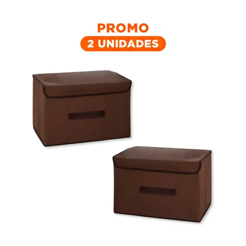 GENERICO Pack2 Modulo De Tela Negro 25x19x16cm Para Orden