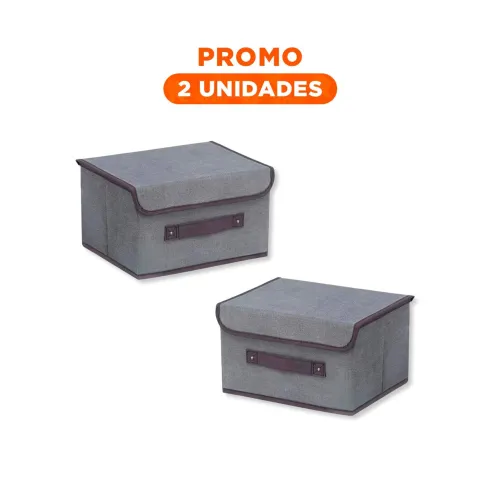 GENERICO Pack2 Modulo De Tela Plomo 25x19x16cm Para Orden