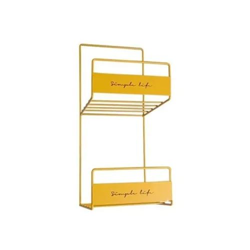 GENERICO Organizador De Bolsos Amarillo 2 Niveles 45x17x19cm