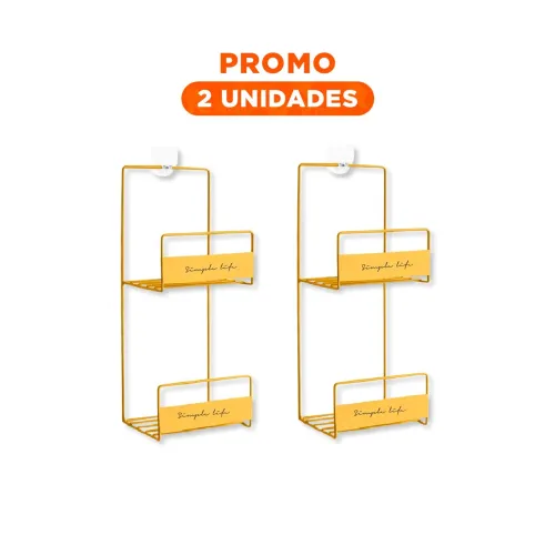GENERICO Pack2 Rack Organizador De Carteras Amarillo 2