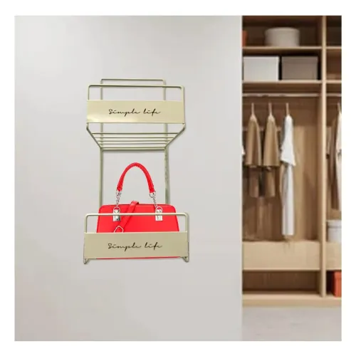 GENERICO Organizador De Carteras Blanco De 2 Niveles