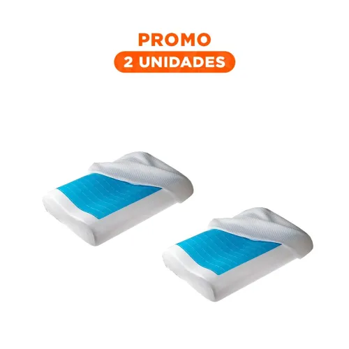 GENERICO Pack2 Descanso Cervical Ortopedico Con Gel