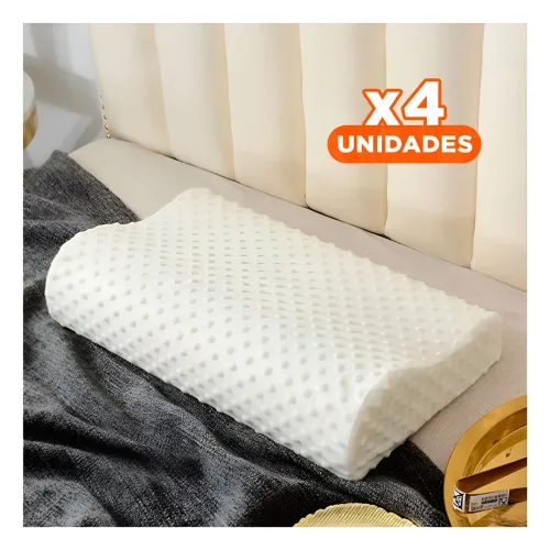 GENERICO Pack4 Confort Cervical Ortopedico Para Uso Diario