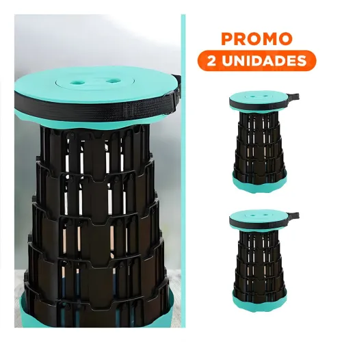 GENERICO Pack2 Sillon Plegable Portatil Con 2 Seguros
