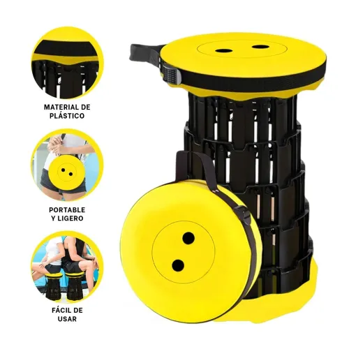 GENERICO Silla Plegable Portatil Con Doble Seguro Para Hogar