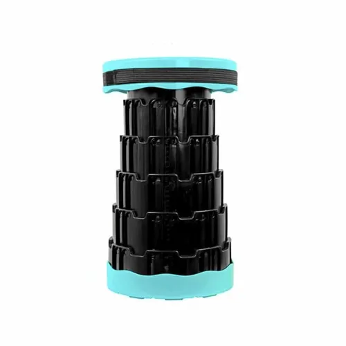 GENERICO Banqueta Plegable Portatil Con Doble Seguro Y Tapa