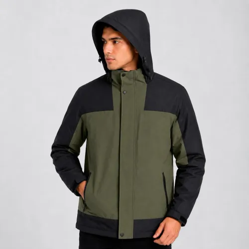 WALKING Casaca Impermeable Con Capucha Para Hombre Belinda F9901