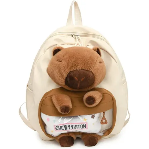 MAKEWAY Mochila Capibara Peluche De Felpa