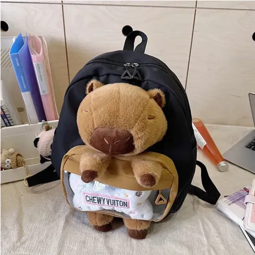 MAKEWAY Mochila Capibara Peluche De Felpa