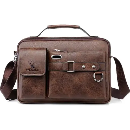 MAKEWAY Makeway - Morral Bolso Hombre Cuero Pu