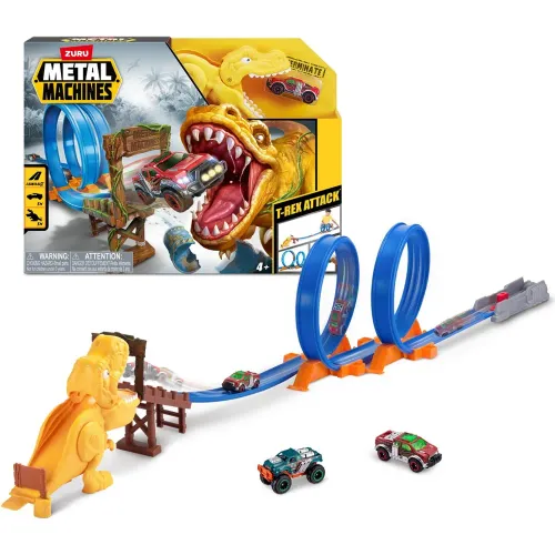 METAL MACHINES Pista De Carrera Ataque Dino Rex