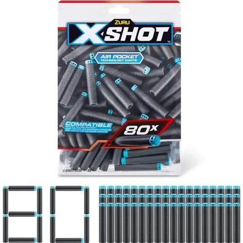X-SHOT Pack X80 Dardos X-Shot