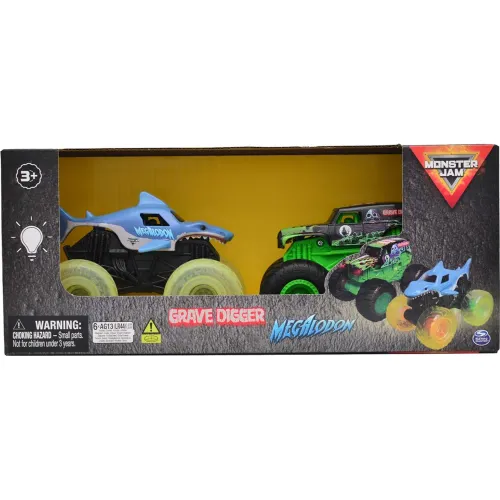 MONSTER JAM Pack X2 Vehiculos Monster Jam A Escala 1:43