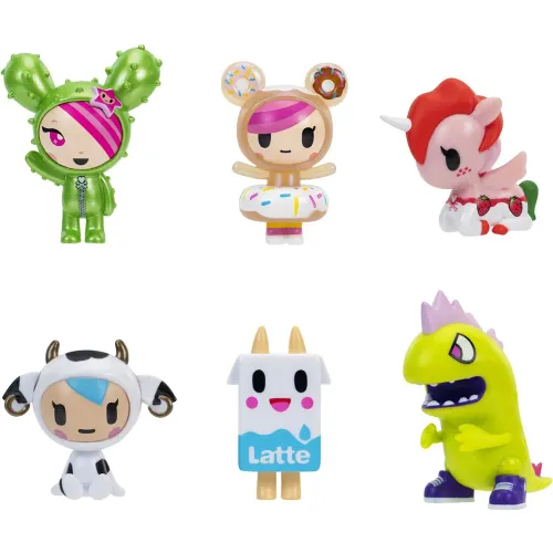TOKIDOKI Pack X6 Figuras Tokidoki