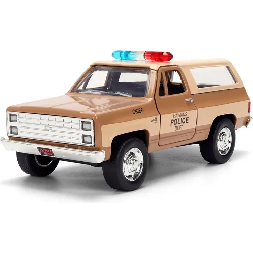 STRANGER THINGS Auto Diecast Chevrolet K5 1980 Escala 1:32 - Jada
