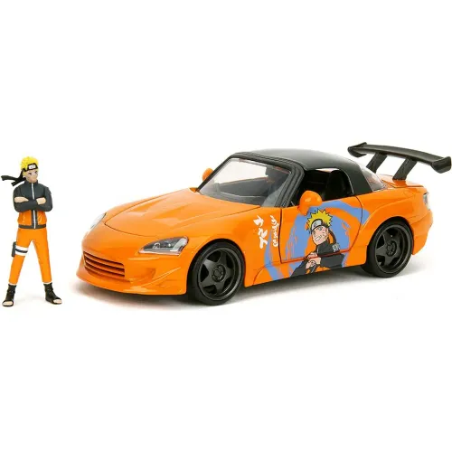NARUTO Auto Diecast Honda S2000 Escala 1:24 Con Figura - Jada