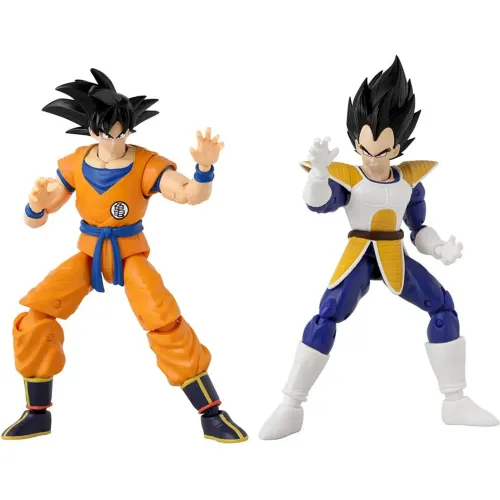 DRAGON BALL Pack X2 Figuras Batalla Legendaria Goku Vs Vegeta - Bandai