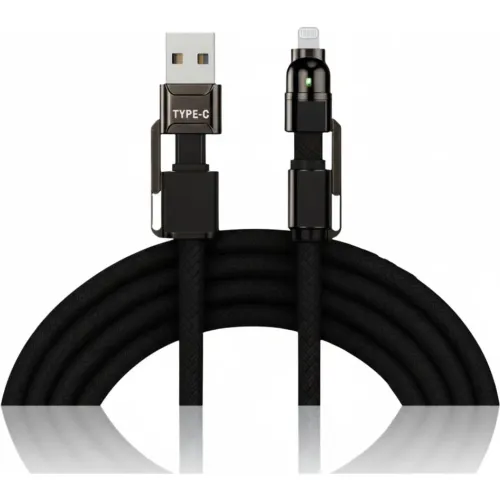GENERICO Cable Carga Rápida Y Datos Bl-44 De 100w 4 En 1 Usb + Tipo C +Lightning