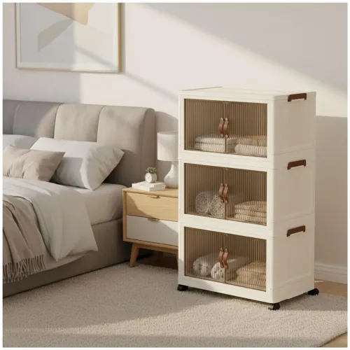 GENERICO Estante Organizador Armario Zapatera Multifuncional Plegable 71x48x24cm