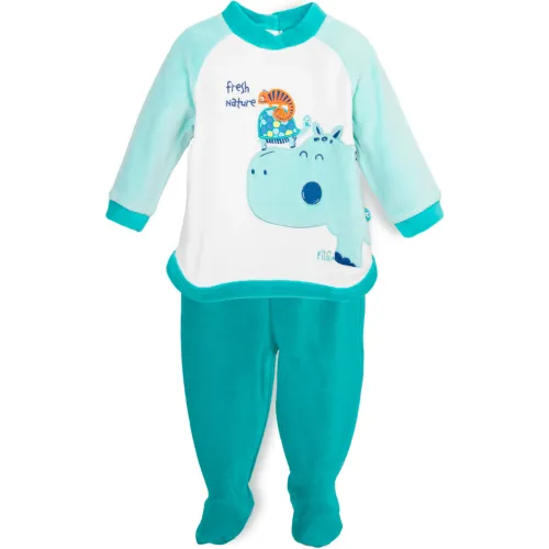 PILLIN Conjunto Recién Nacido Niño Color Calipso
