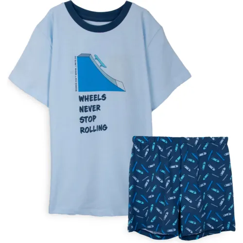 PILLIN Pijama Niño Color Azul