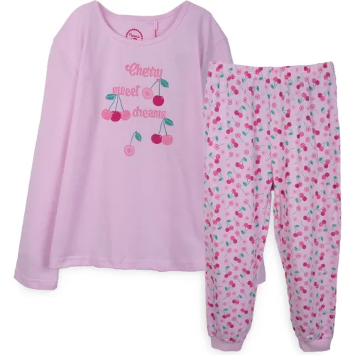 PILLIN Pijama Niña Color Rosado