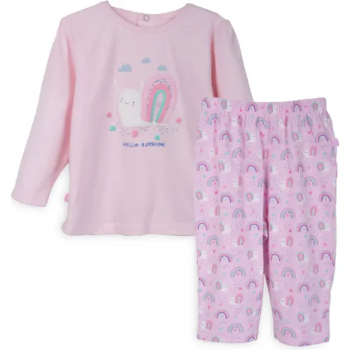 PILLIN Pijama Bebé Niña Color Rosado