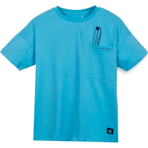 PILLIN Polo Niño Color Celeste