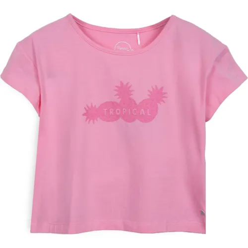 PILLIN Polo Niña Color Rosado
