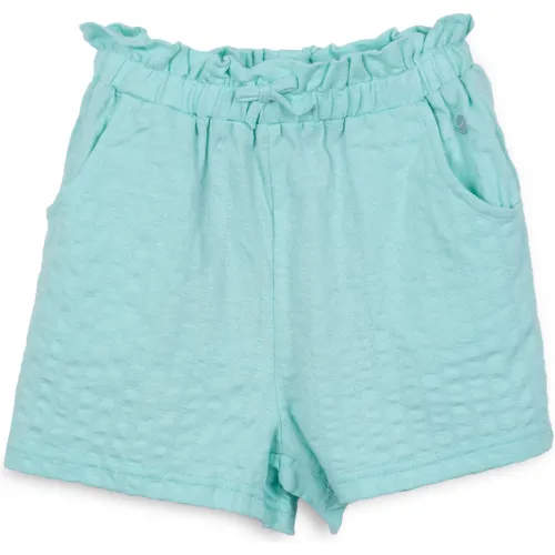 PILLIN Short Niña Color Aqua