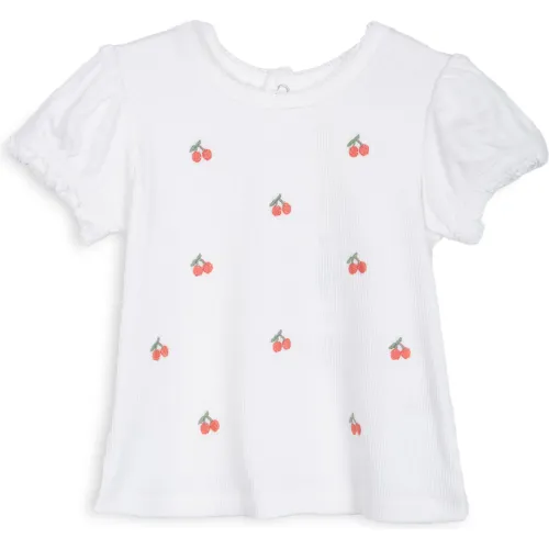 PILLIN Polo Bebé Niña Color Blanco