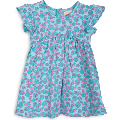 PILLIN Vestido Bebé Niña Color Aqua