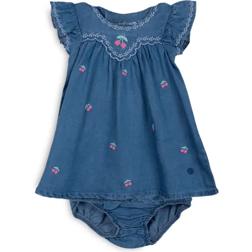PILLIN Vestido Bebé Niña Color Azul