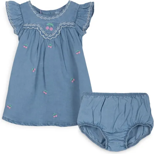 PILLIN Vestido Bebé Niña Color Denim