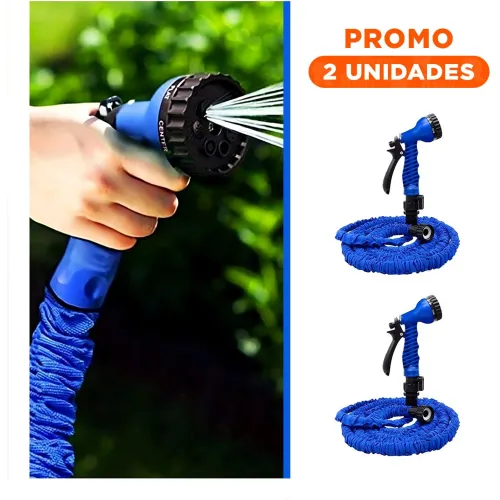 GENERICO Pack2 Accesorio Expandible De 22 Metros Azul