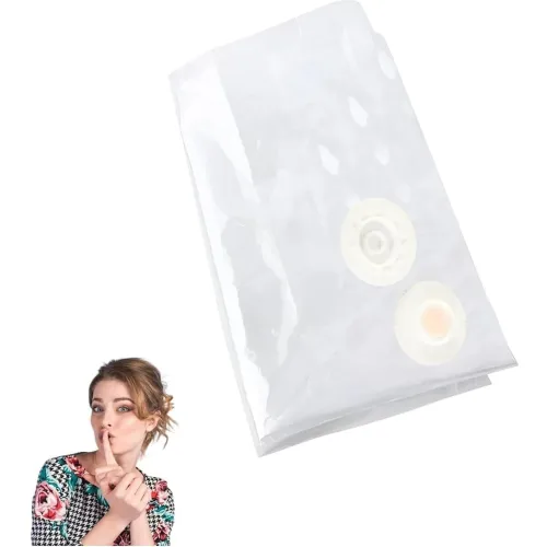 GENERICO Saco Al Vacio Anaranjado 70x100cm Para Ropa Hogar