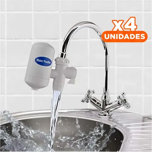 GENERICO Pack4 Accesorio De Agua Blanco Para Hogar