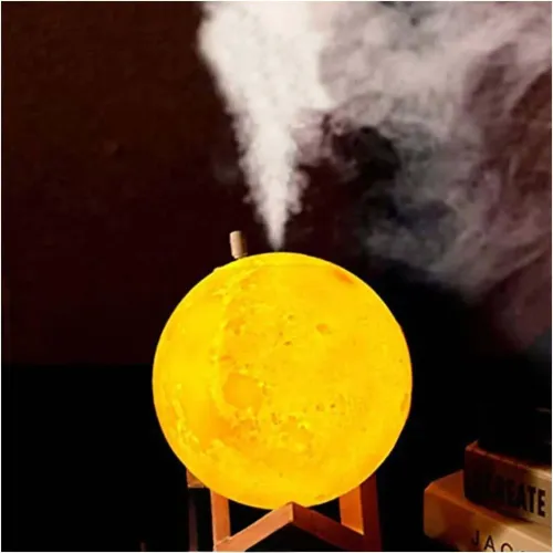 GENERICO Difusor Lampara Humidificante En Forma De Luna