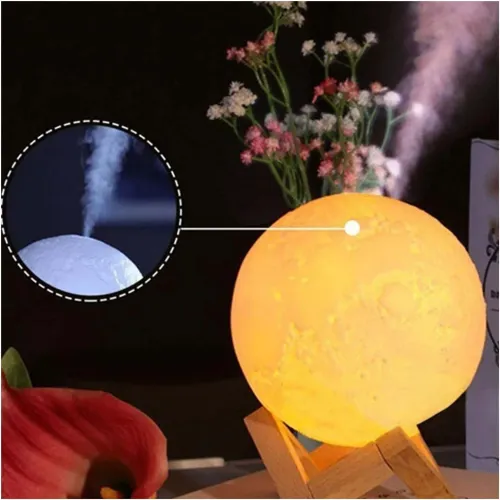 GENERICO Nebulizador Lampara Decorativa En Forma De Luna