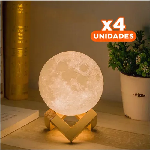 GENERICO Pack4 Accesorio Humidificante Con Luz Lunar
