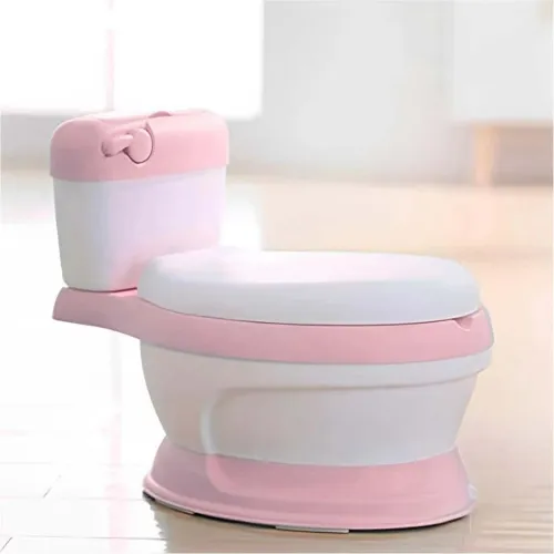 GENERICO Inodoro Infantil Color Rosado Para Hogar Con Diseno