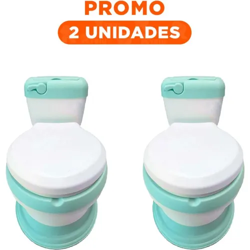GENERICO Pack2 Asiento Infantil Verde Comodo Para Casa Facil