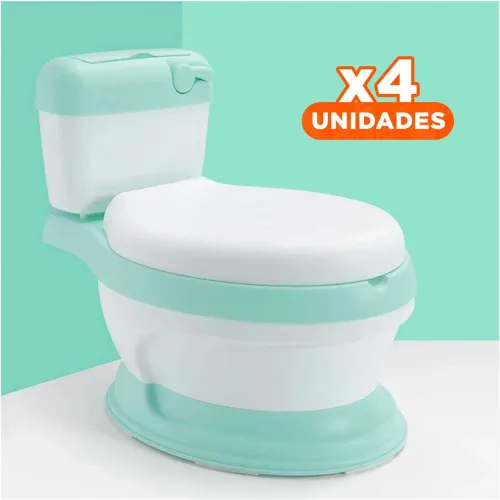 GENERICO Pack4 Producto Infantil Verde Para Hogar Con Uso