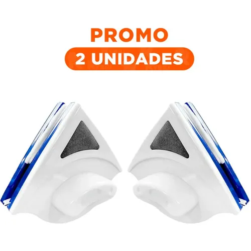 GENERICO Pack2 Equipo Vidrios Magnetico Triangular Azul
