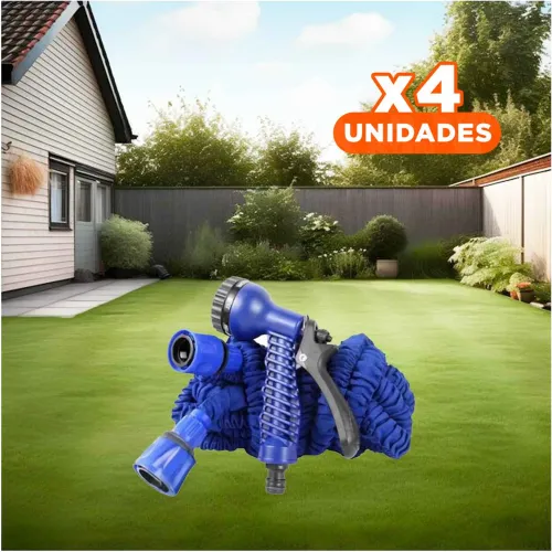 GENERICO Pack4 Equipo De Riego Ajustable De 15 Metros