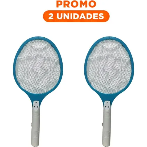 GENERICO Pack2 Pala Mosquitera Electrica Ligera
