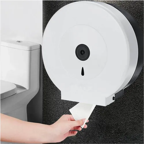 GENERICO Soporte De Papel Higienico Jumbo En Blanco Y Negro