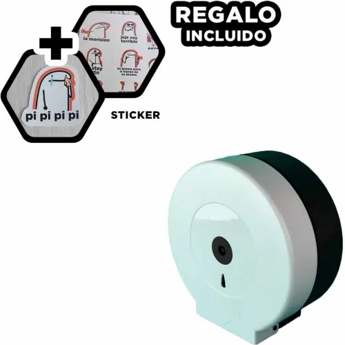 GENERICO Distribuidor De Papel Higienico Jumbo En Blanco